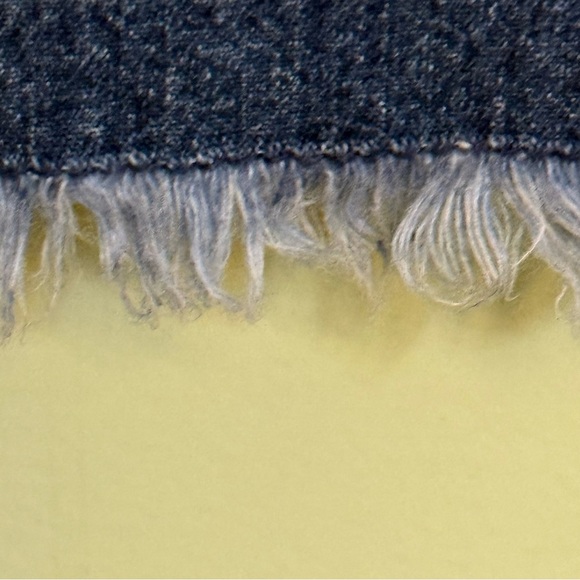 Vintage Ralph Lauren woman’s 8 denim pencil skirt y2k midi frayed hem patchwork - Picture 4 of 8